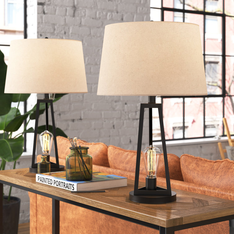 Steelside Ormond Metal Table Lamp Reviews Wayfair